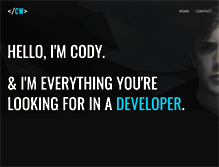 Tablet Screenshot of codywhitworth.com